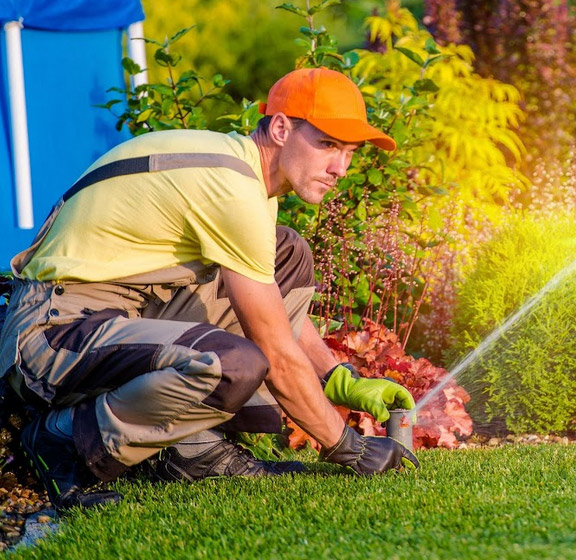 one of our pros has finished a sprinkler system optimization